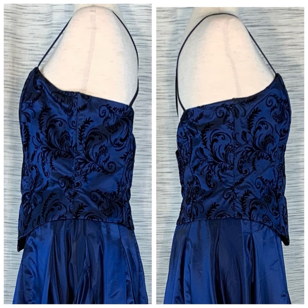 A. Algo Blue Formal Evening Gown - Picture 13 of 16